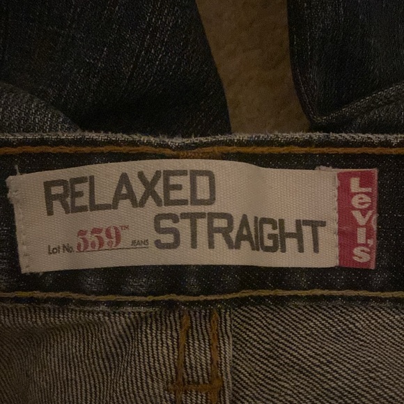 Men’s Levi Jeans 559 Relaxed & Straight - W34 L32 - Picture 2 of 5